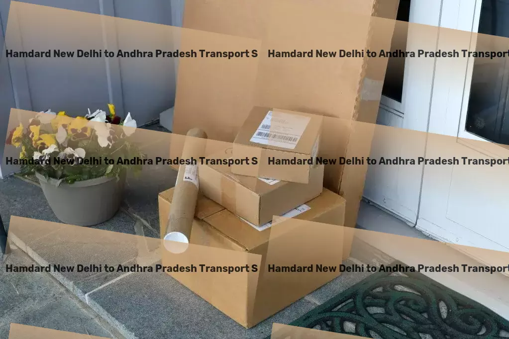 Jamia Hamdard New Delhi to Andhra Pradesh Bike Transport And Scooty Courier Domestic transport services